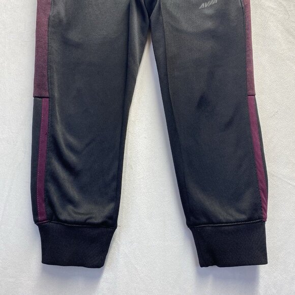 Avia Athletic Drawstring Waist Jogger Pants Boys Small (8) Black Side Pockets - Picture 11 of 16